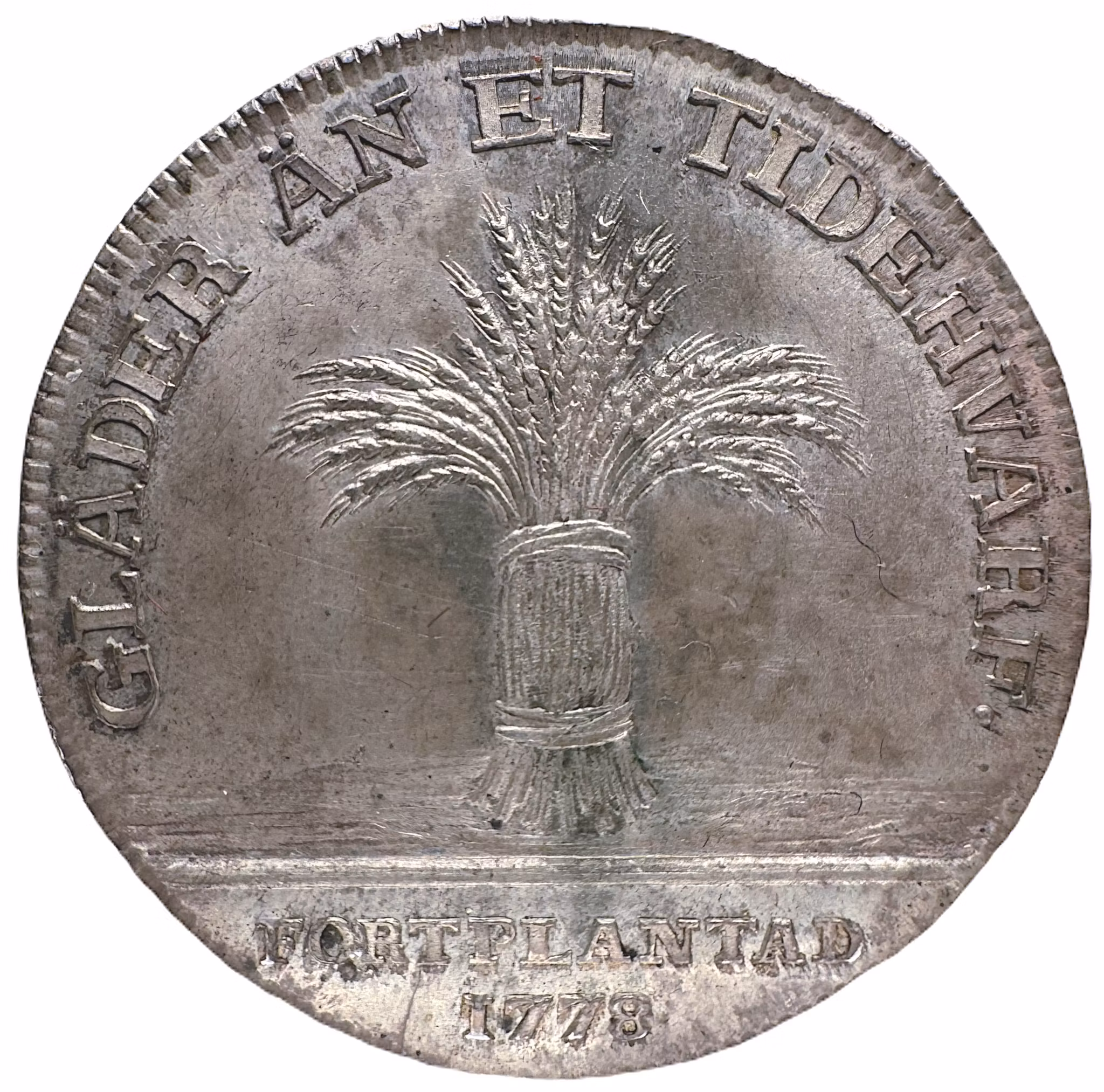 Gustav III - kastmynt 1778 - Ett ocirkulerat toppexemplar med fantastisk lyster