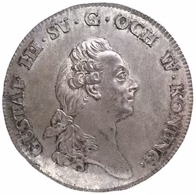 Gustav III - kastmynt 1778 - Ett ocirkulerat toppexemplar med fantastisk lyster