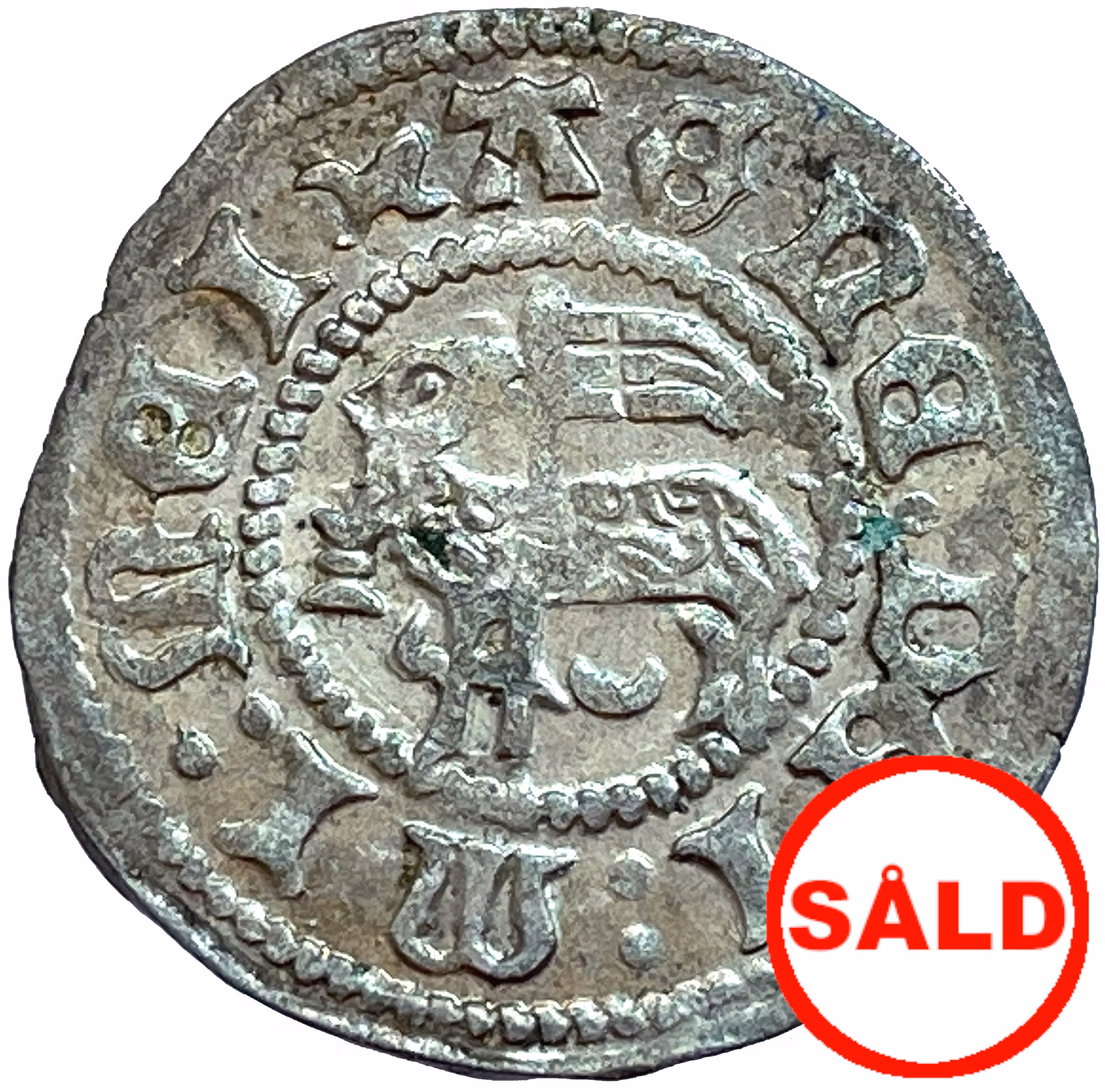 Gotland, Visby under Fredrik I 1524-1533 - Hvid i utsökt skick med full präglingsglans bevarad