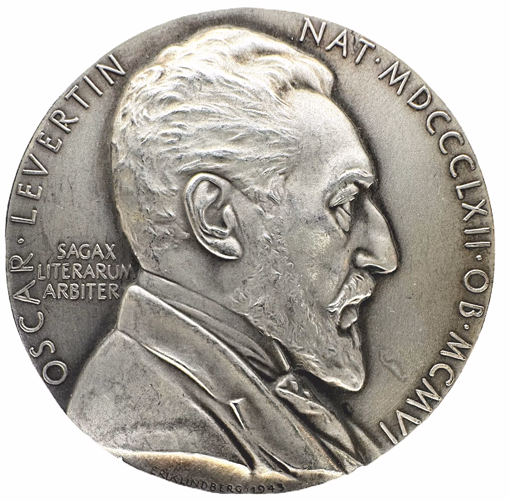 Oscar Levertin (1862-1906) författare, kulturskribent och litteraturhistoriker av Erik Lindberg 1943