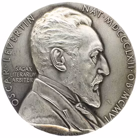 Oscar Levertin (1862-1906) författare, kulturskribent och litteraturhistoriker av Erik Lindberg 1943