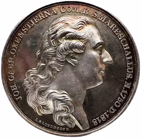 Johan Gabriel Oxenstierna (1750-1818) - Ett underbart exemplar i prooflike av Ludvig Persson Lundgren 1836