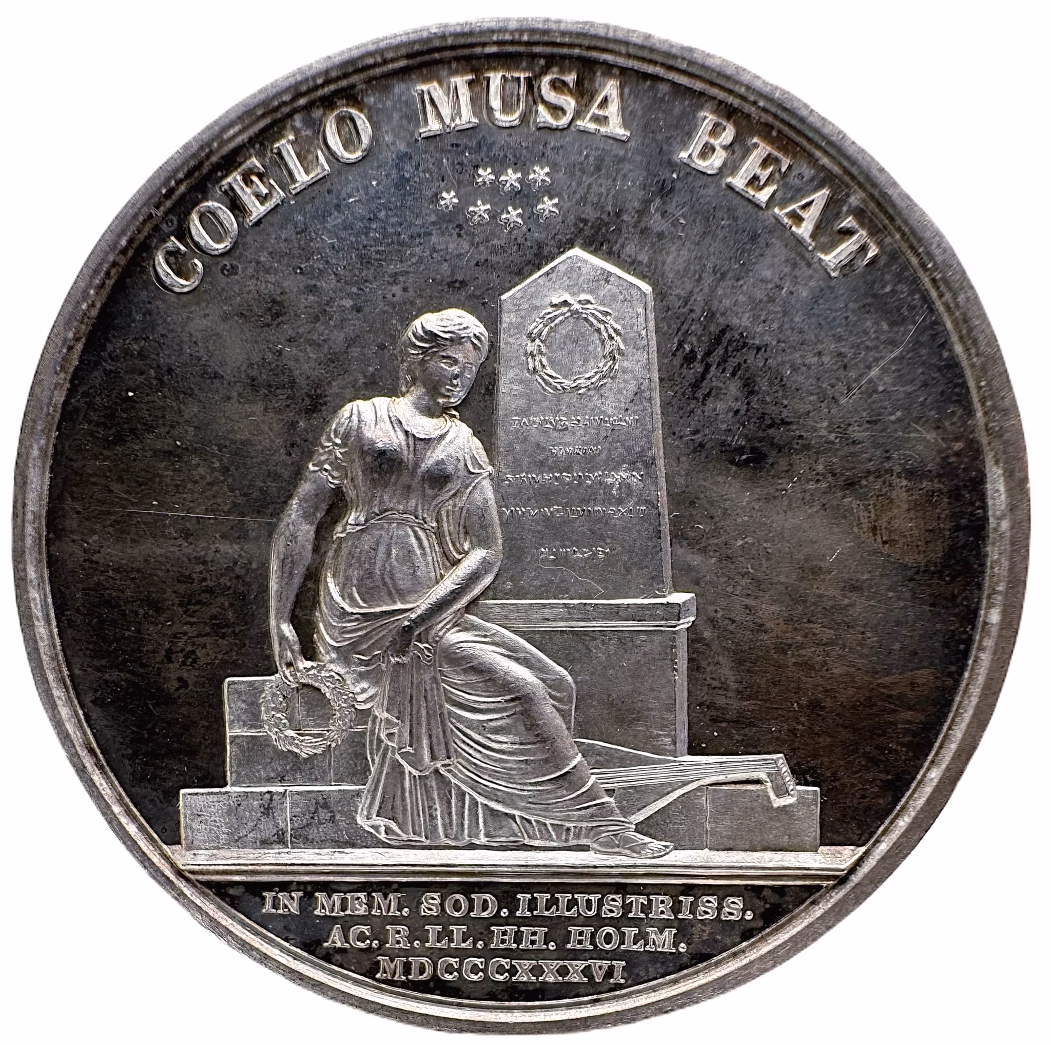 Johan Gabriel Oxenstierna (1750-1818) - Ett underbart exemplar i prooflike av Ludvig Persson Lundgren 1836