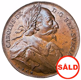 Karl IX av Johann Carl Hedlinger ur Hedlingers regentlängd no 48