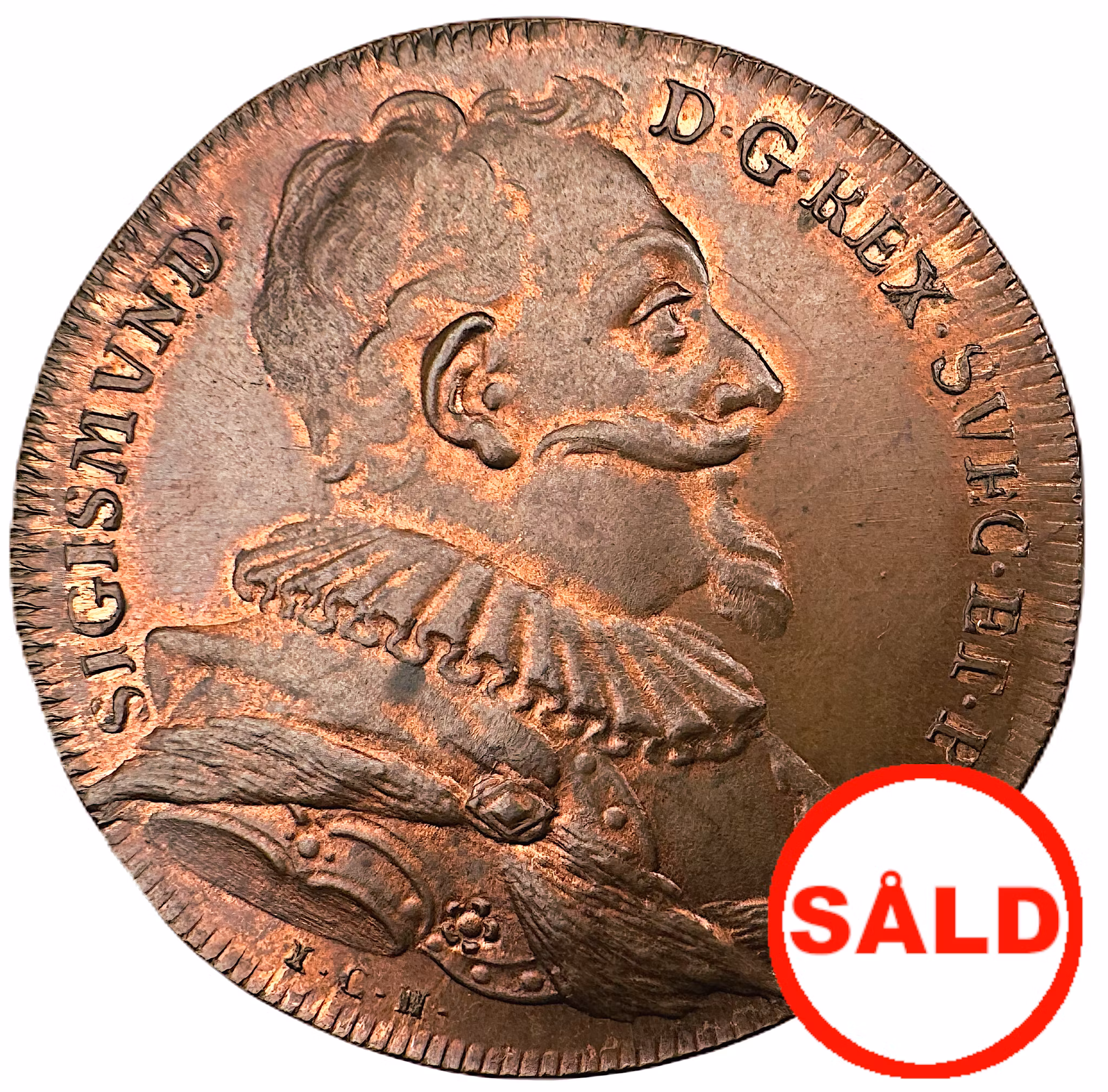 Sigismund av Johann Carl Hedlinger  - Hedlingers regentlängd - Nr 47