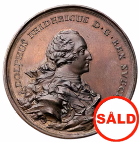 Adolf Fredrik - Ett vackert tekniskt ocirkulerat exemplar - Extremt sällsynt - RRR