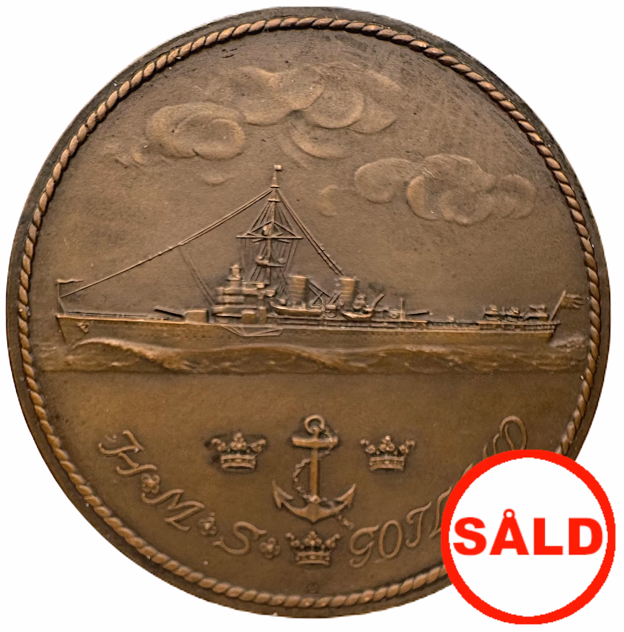 HMS Gotland - Långresa 1937-1938. Av A. Ohlson