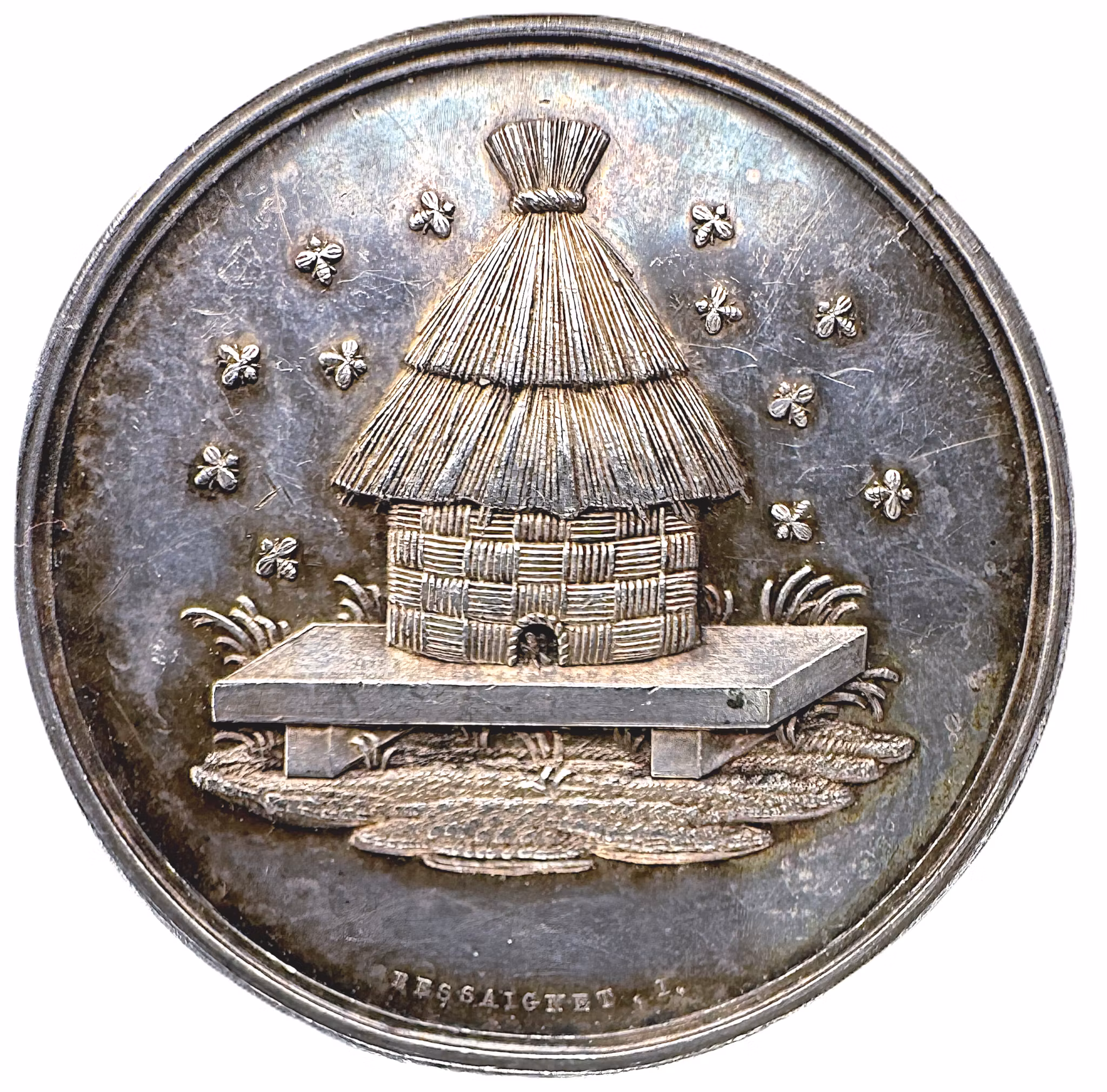 Frankrike, Silvermedalj - Försäkringsjetton - La Caisse paternelle 1841