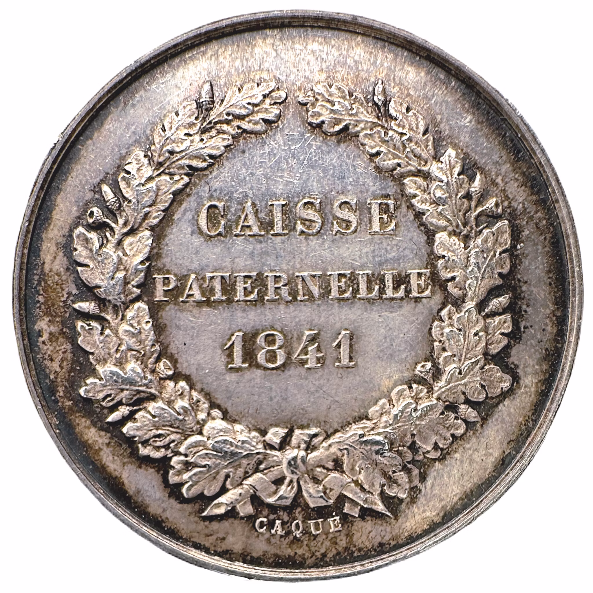 Frankrike, Silvermedalj - Försäkringsjetton - La Caisse paternelle 1841