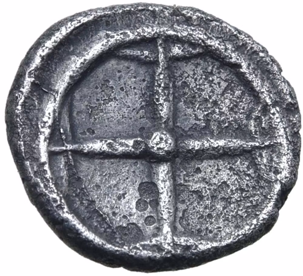 Sicilien, Syrakusa, Deinomenid Tyranny. Hieron I, ca. 478-470 f.Kr. Obol