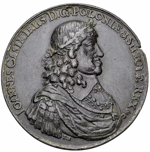 Polen. Johan Kasimir (1649–1668) - Till minne av de svenska krigen 1655-1656av J. Höhn