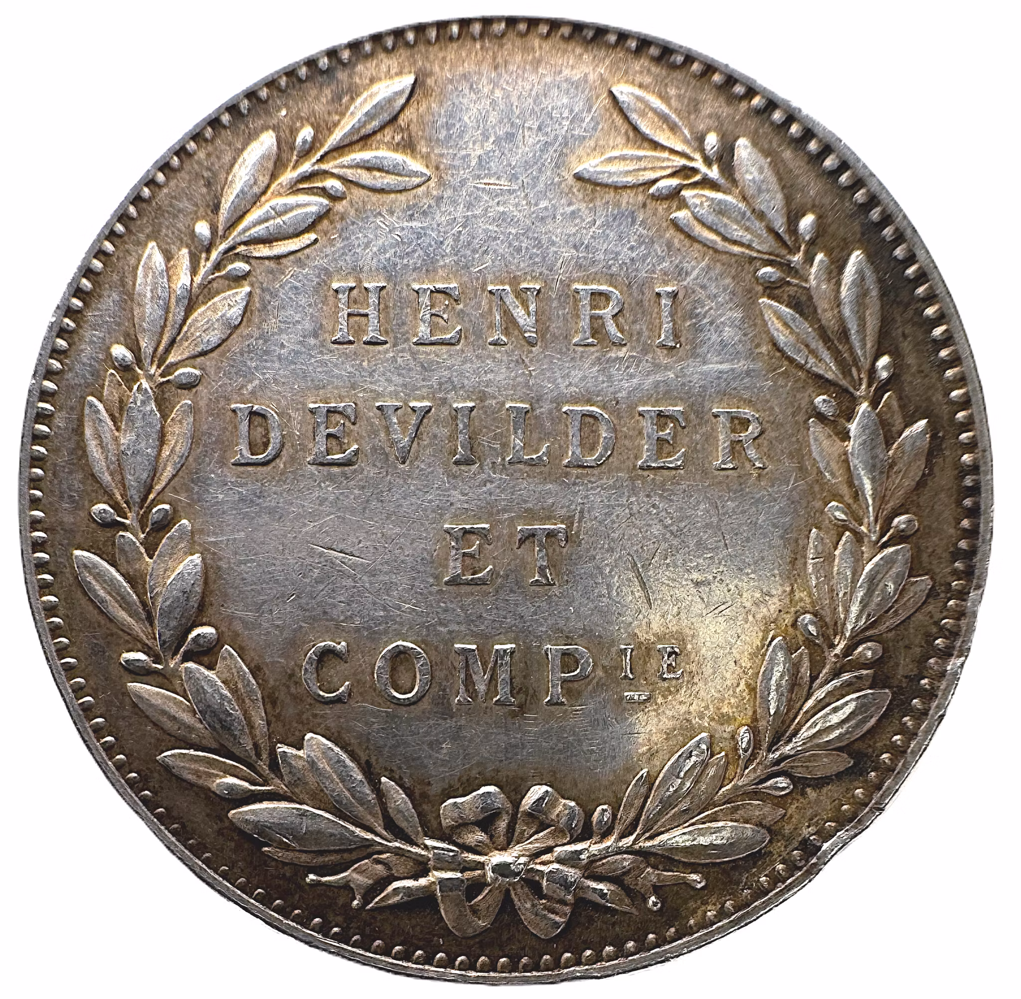 Frankrike - COMMERCE INDUSTRIE av Alfred Borrel med vackert mytologiskt motiv av Merkurius