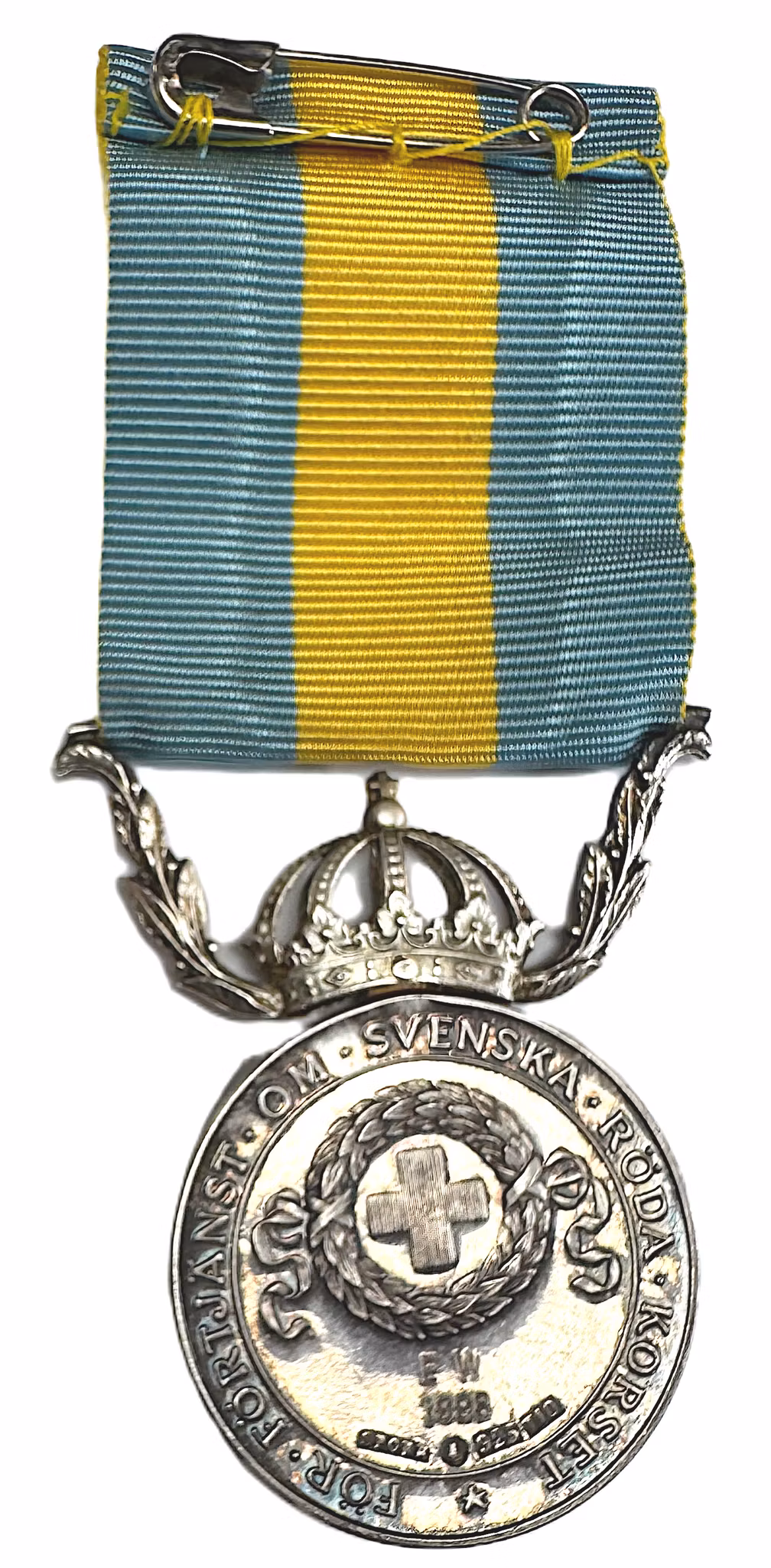 Carl XIV Gustaf - För förtjänst om svenska röda korset - utdelad till "EW" 1998