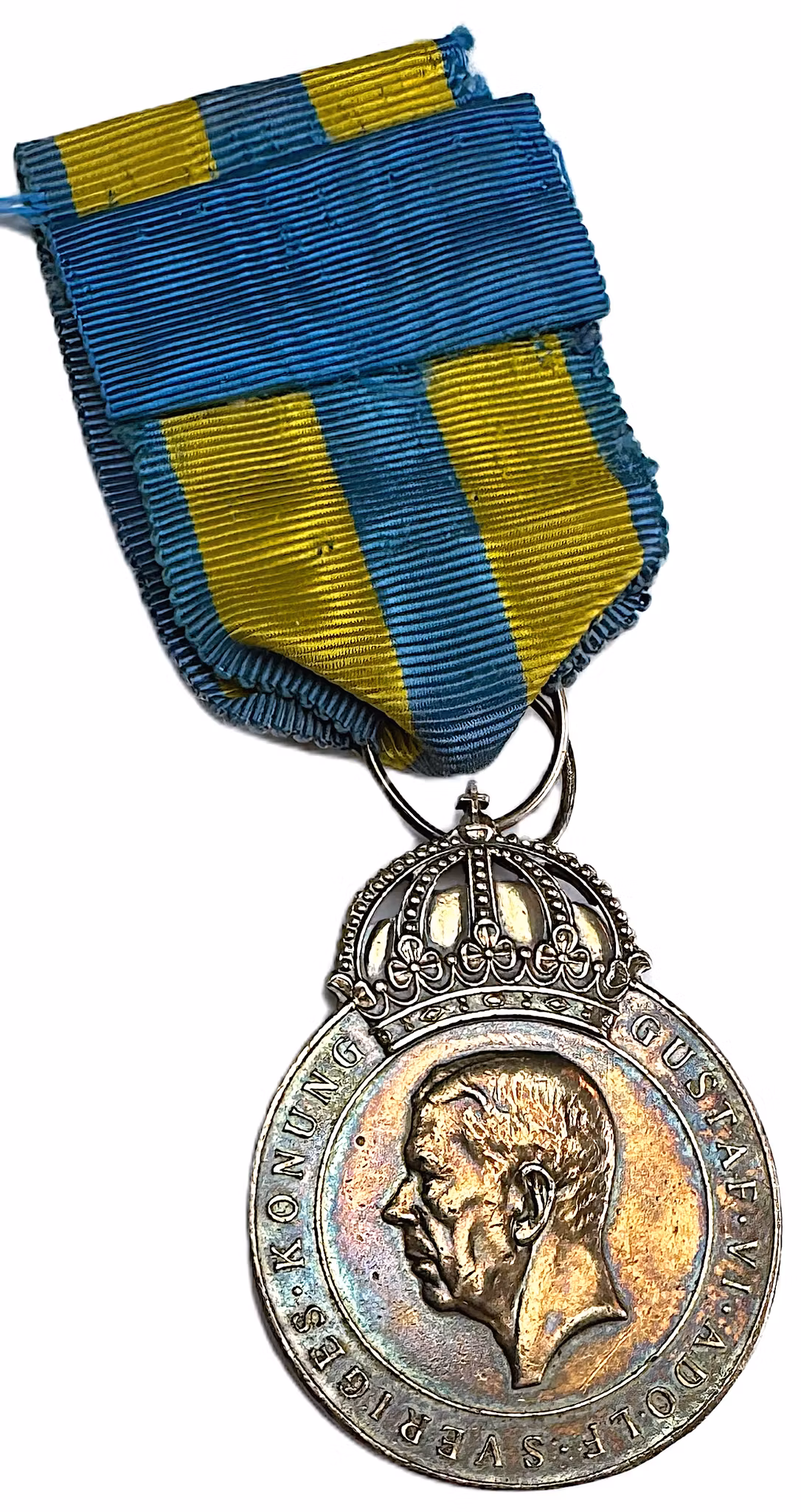 Gustav VI Adolf - Sveriges orkesterföreningars riksförbunds belöningsmedalj - Utdelad 1964