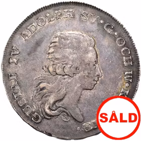 Gustav IV Adolf - Riksdaler 1795 - Bra underliggande lyster