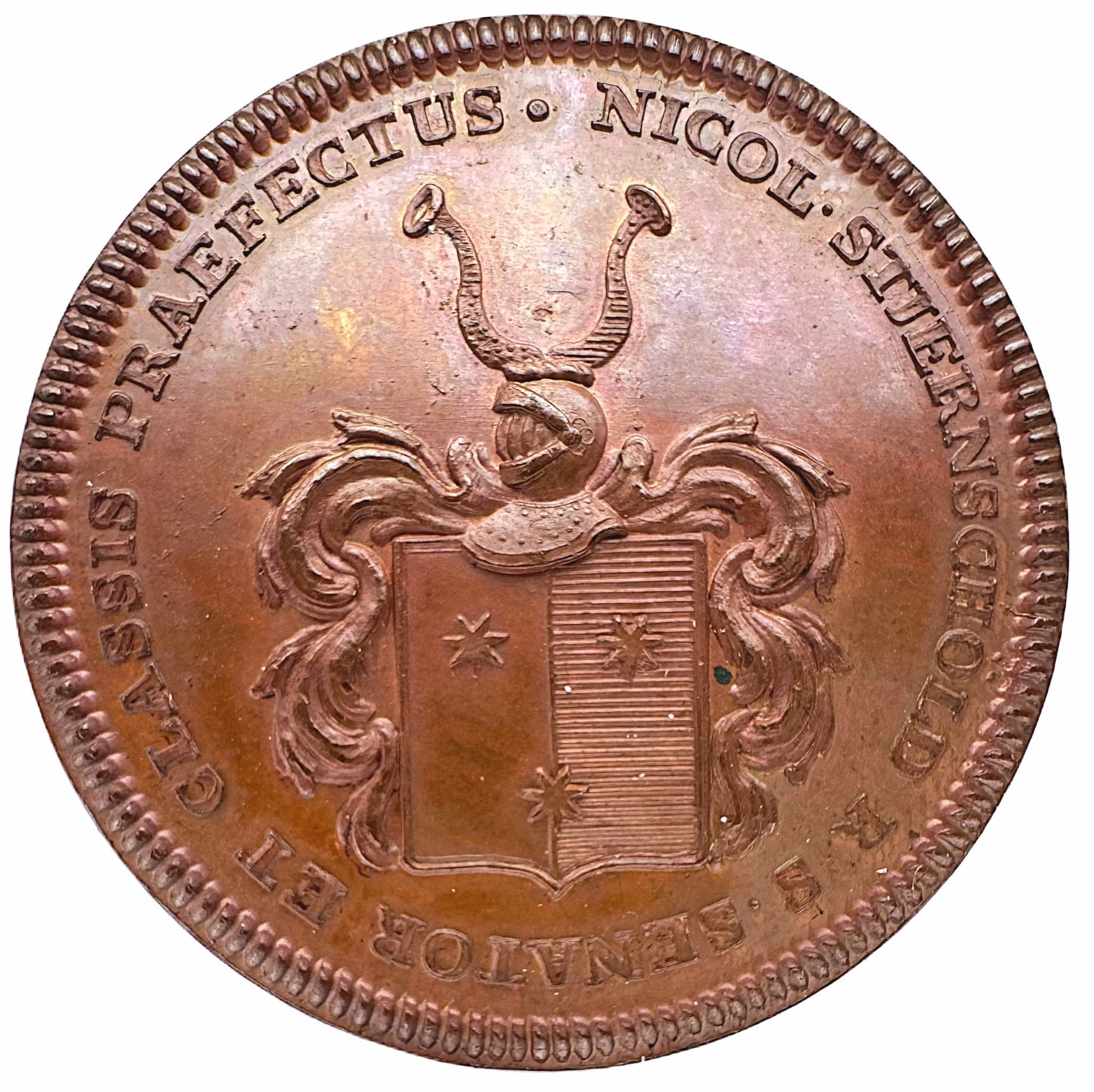 Nils Stjernsköld (1583-1627) - Fältmarskalk, Riksråd, Amiral - graverad av Carl Gustaf Fehrman 1789