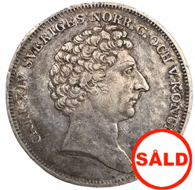 Karl XIV Johan - 1/4 Riksdaler Specie 1830 med punkt efter Sp