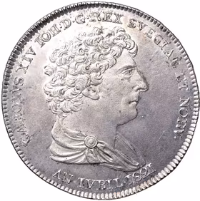 Karl XIV Johan - Jubileumsriksdaler 1821 - Ett vackert toppexemplar