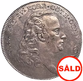 Karl XIII - Riksdaler 1815 - Ovanligt vackert exemplar