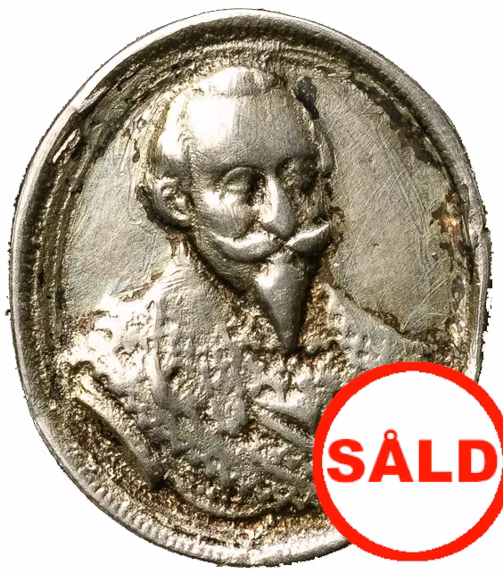 Gustav II Adolf ca 1630 -  Minnespenning från 30-åriga kriget