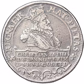 Danmark, Christian IV (1588-1748) - 2 Speciedaler 1624 - Kungen som satsade allt på att krossa Sverige