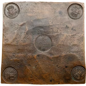 Fredrik I, Avesta, Plåtmynt - 4 Daler SM 1729 - Tilltalande exemplar med fina stämplar