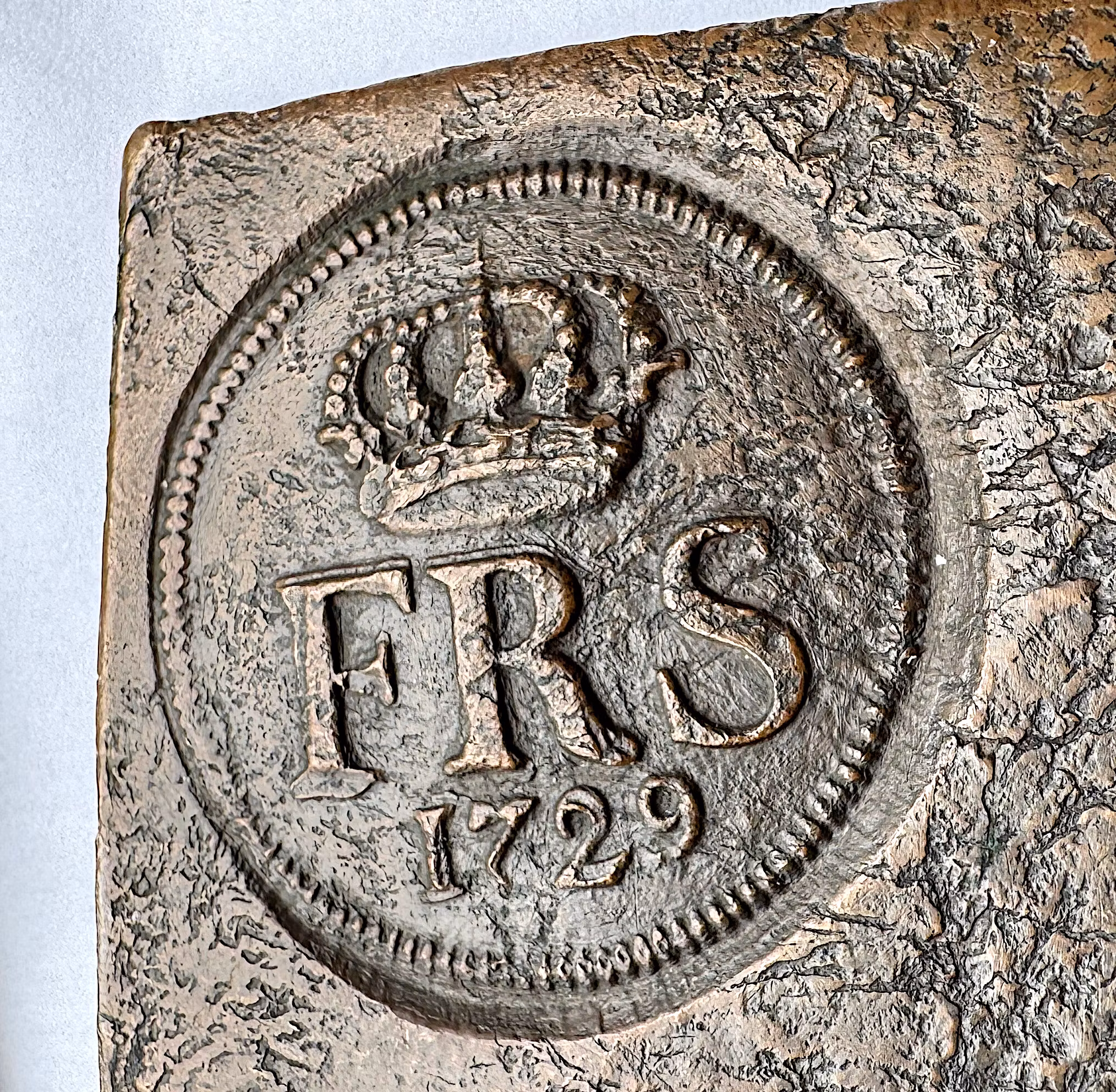 Fredrik I, Avesta, Plåtmynt - 4 Daler SM 1729 - Tilltalande exemplar med fina stämplar