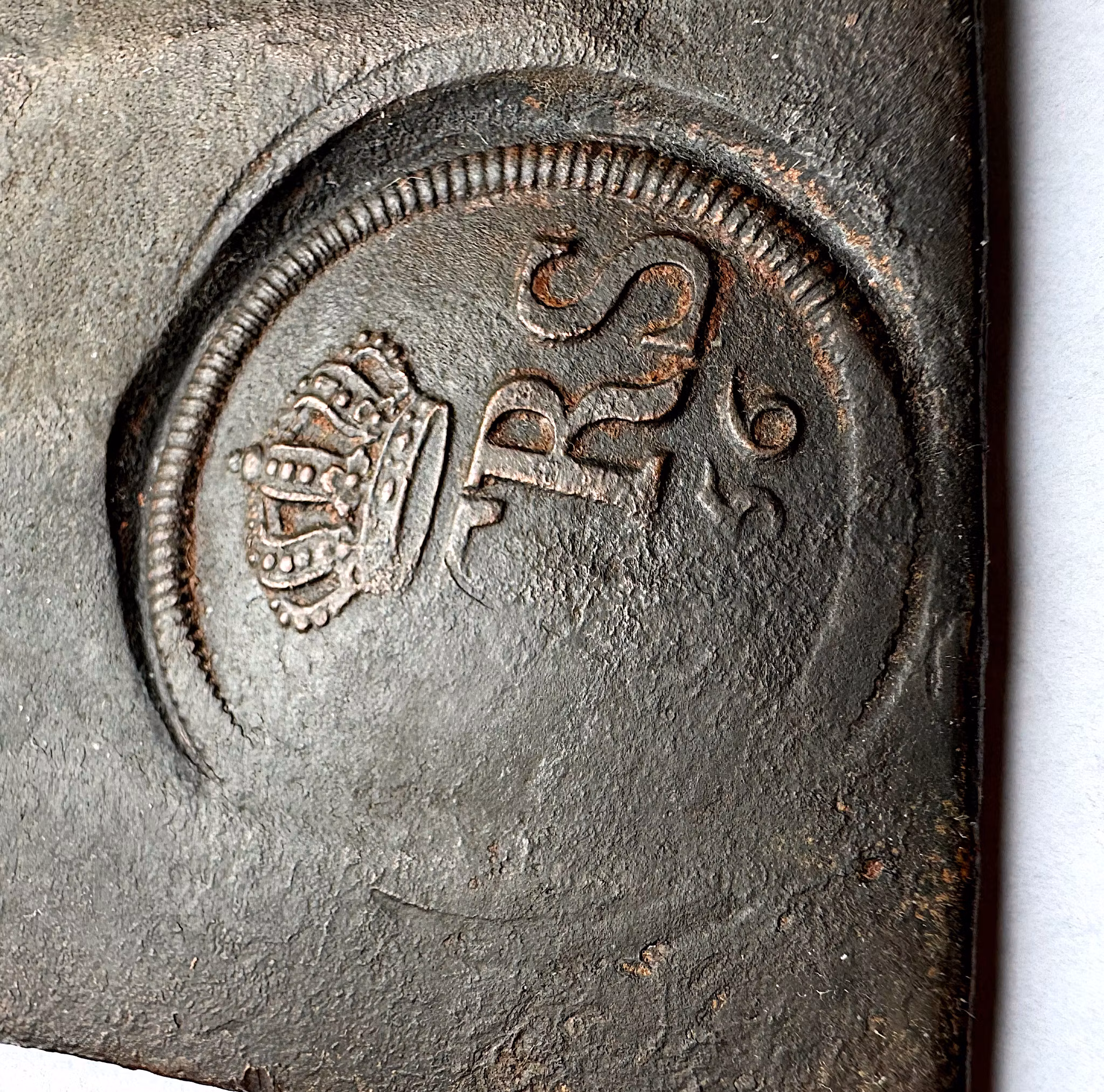 Adolf Fredrik, Avesta, Plåtmynt 4 Daler SM 1756 – Sällsynt