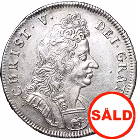 Danmark, Christian V (1670-1699). Krone 1693 - Ett härligt exemplar av ett historiskt betydelsefullt mynt - Enväldets sista glansdagar – året 1693 i historisk belysning