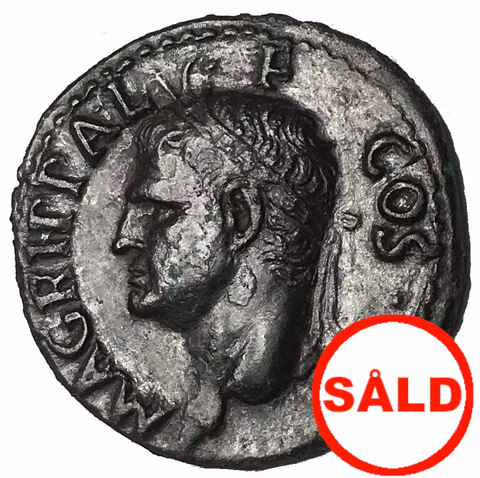 Agrippa, As - LÄCKERT VÄLPRÄGLAT EXEMPLAR
