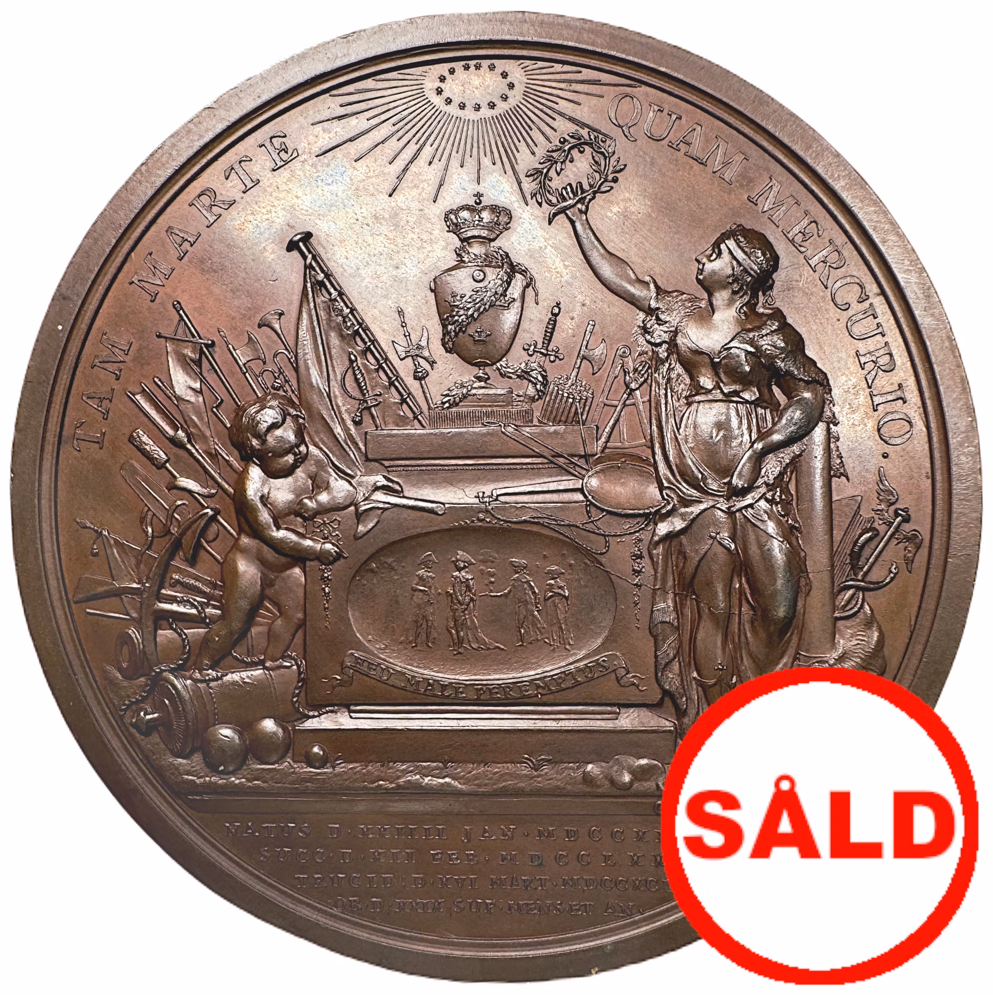 Konungens död i Stockholm den 29 mars och begravning i Riddarholmskyrkan den 14 maj 1792 av Conrad Heinrich Küchler