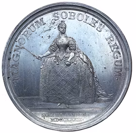 Sophia Magdalenas kröning i Stockholms storkyrka den 29 maj 1772 - Toppexemplar - Extremt sällsynt av Gustav Ljungberger - RRR