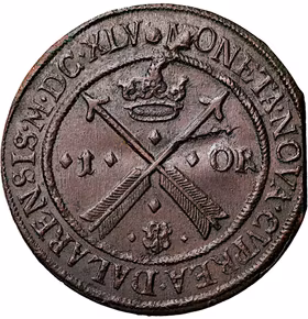 Kristina, Avesta – 1 Öre 1645 – LYXEXEMPLAR