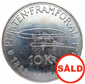 Gustav VI Adolf - 10 kronor 1972 - Exceptionell kvalitet för typen - Nästan helt utan märken