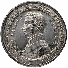 Världsutställningen i London 1851 - Vacker utställningsmedalj