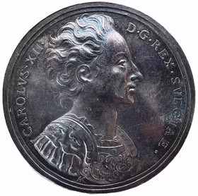 Karl XII - Freden i Altranstädt den 14 september 1706 av Arvid Karlsteen - Mycket sällsynt - RR