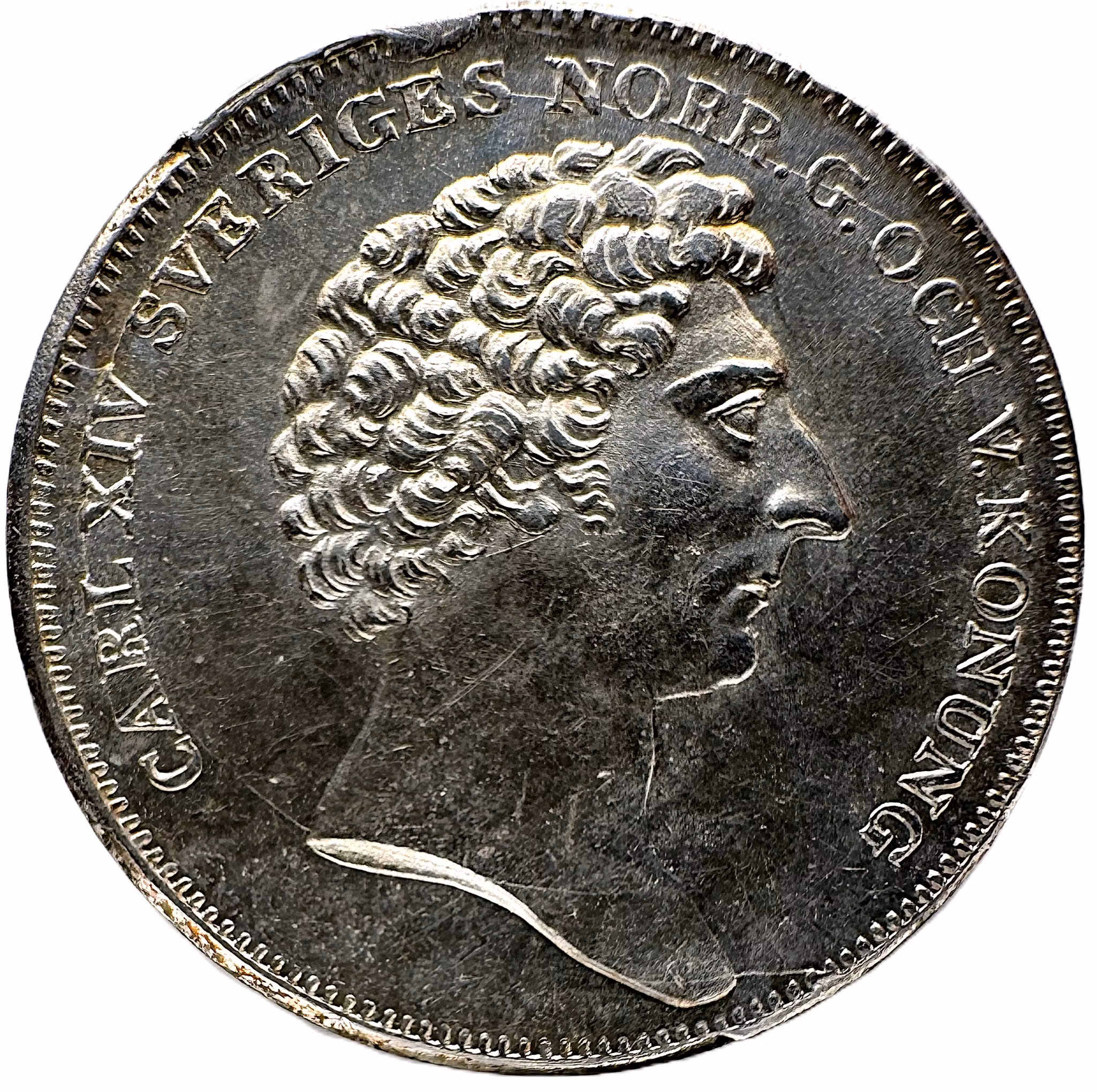 Karl XIV Johan - 1/4 Riksdaler Specie med Sp.1830 - Vackert exemplar