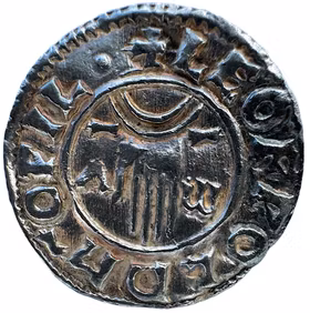Vikingatida mynt - Aethelred II (978-1016) - First hand type präglad i Wilton under myntmästare Leofwold - Tidigare okänd och odokumenterad myntmästare - Möjligen unik i privat