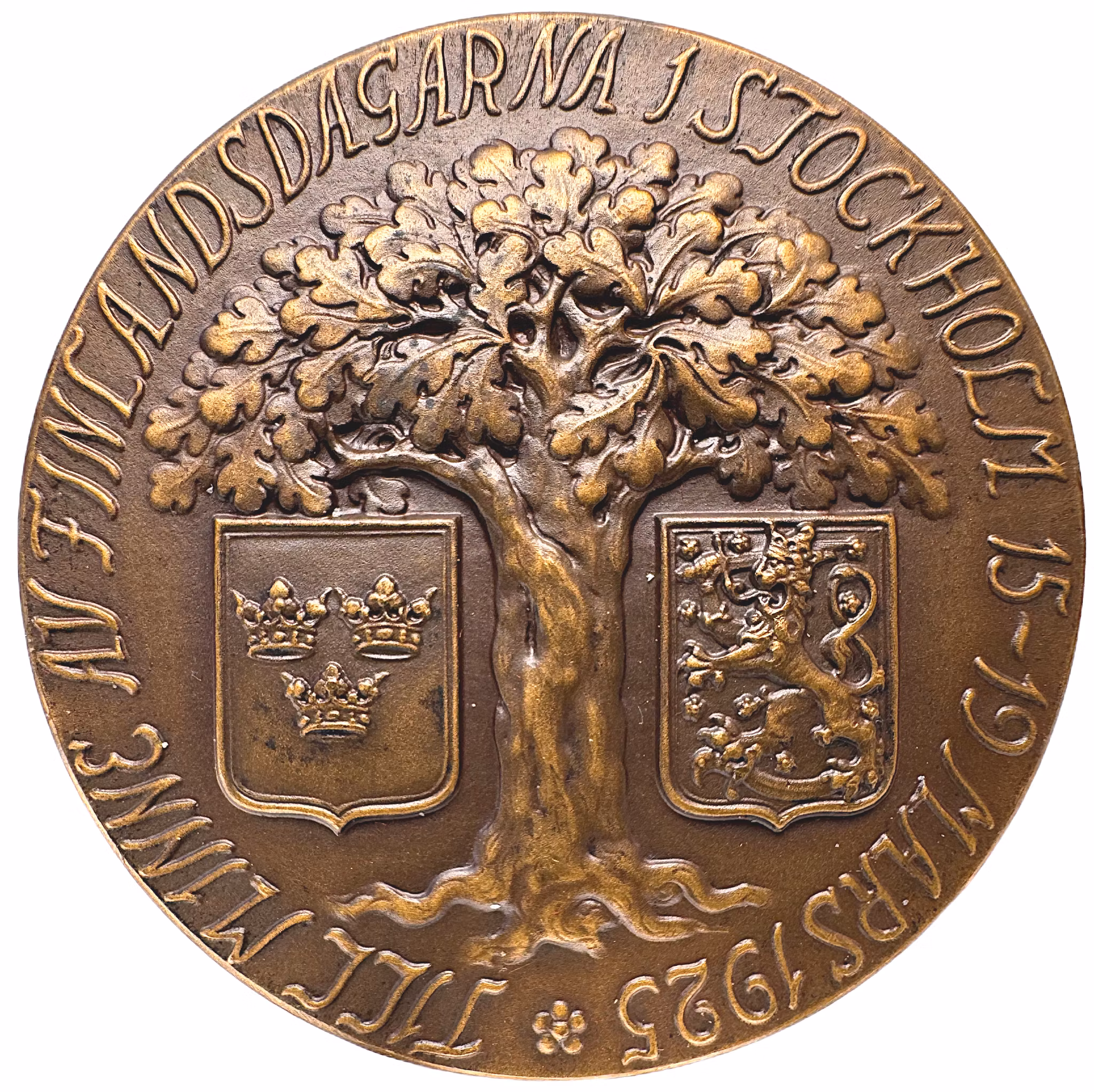 Gustav V - Finlandsdagarna i Stockholm den 15-19 mars 1925 - Vacker och historiskt intressant