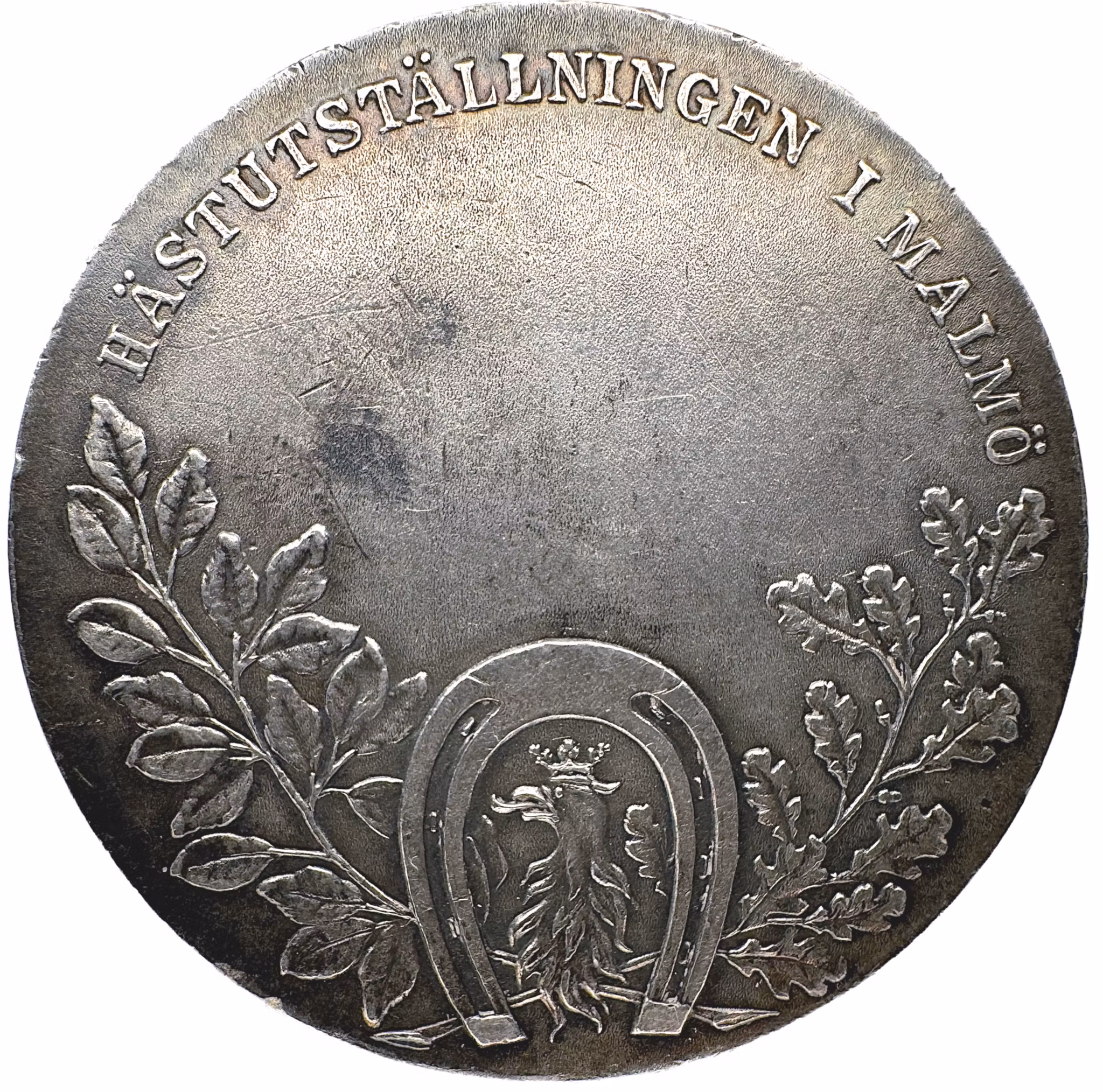 Oskar II - Skånska fältridklubbens belöningsmedalj av Sophus Lindahl (1900)