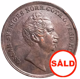 Oskar I - 2 Skilling Banco 1851