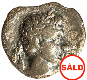 Augustus, 27 f.Kr-14 e.Kr Denar präglad 16 f.Kr under myntmästare L. Mescinius Rufus