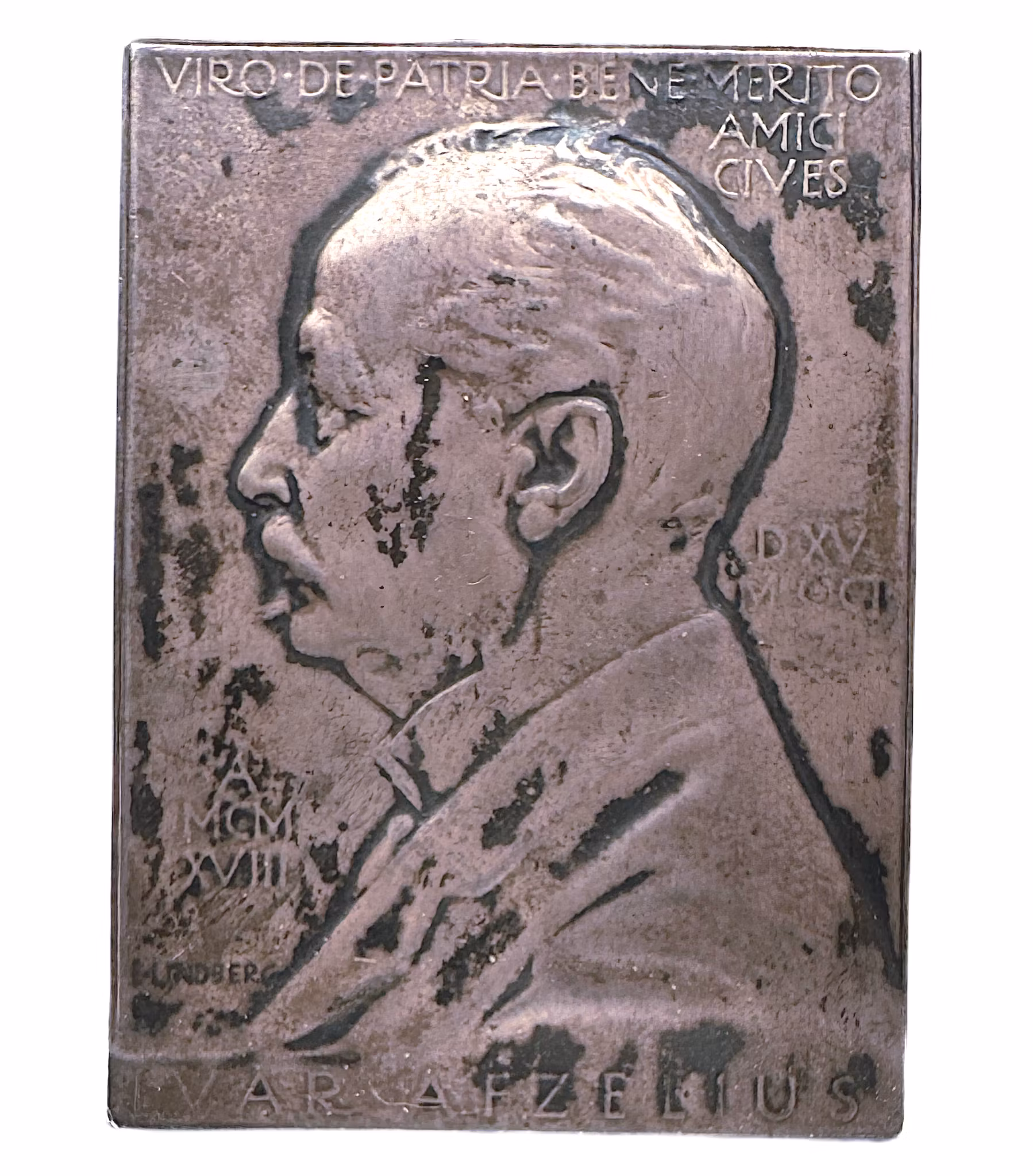 Ivar Afzelius (1848-1921) av Erik Lindberg 1919 - jurist, rättspolitiker och talman