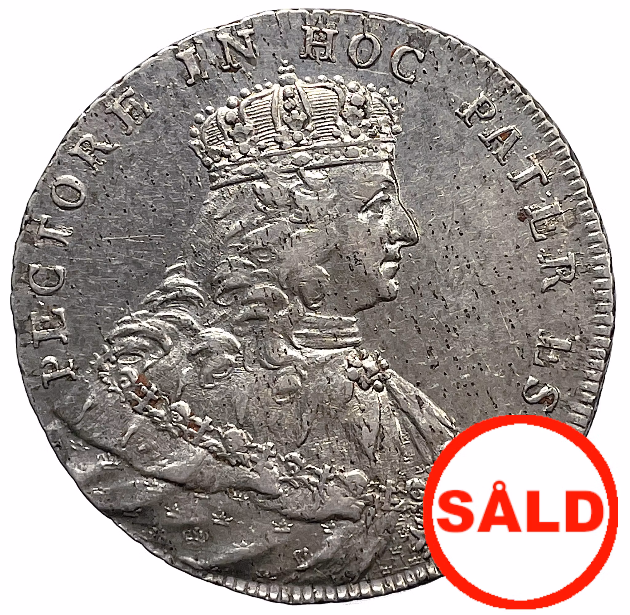 Adolf Fredrik - 2 Mark 1751 - Kastmynt till konungens kröning