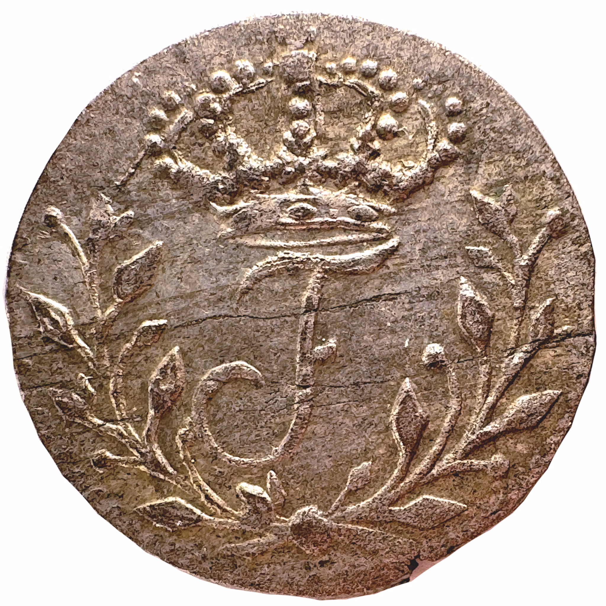 Fredrik I - 1 Öre 1723 GZ - Härligt silvrig årtalssida