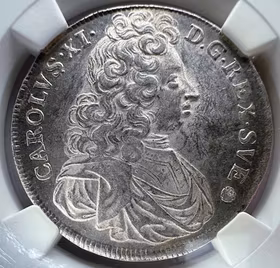 Karl XI - 4 Mark 1694 - Ett ocirkulerat toppexemplar - NGC MS 62+
