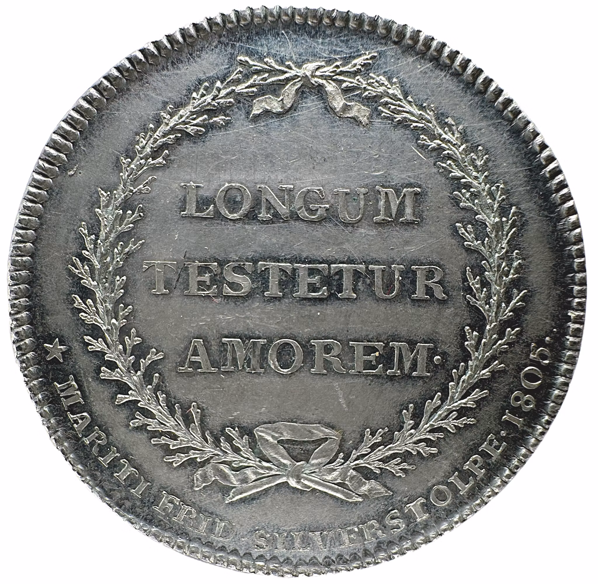 Eleonora Catharina Silfverstolpe, född Leijonhuvud (1735-1797) - Sällsynt minnesmedalj av Carl Enhörning 1805