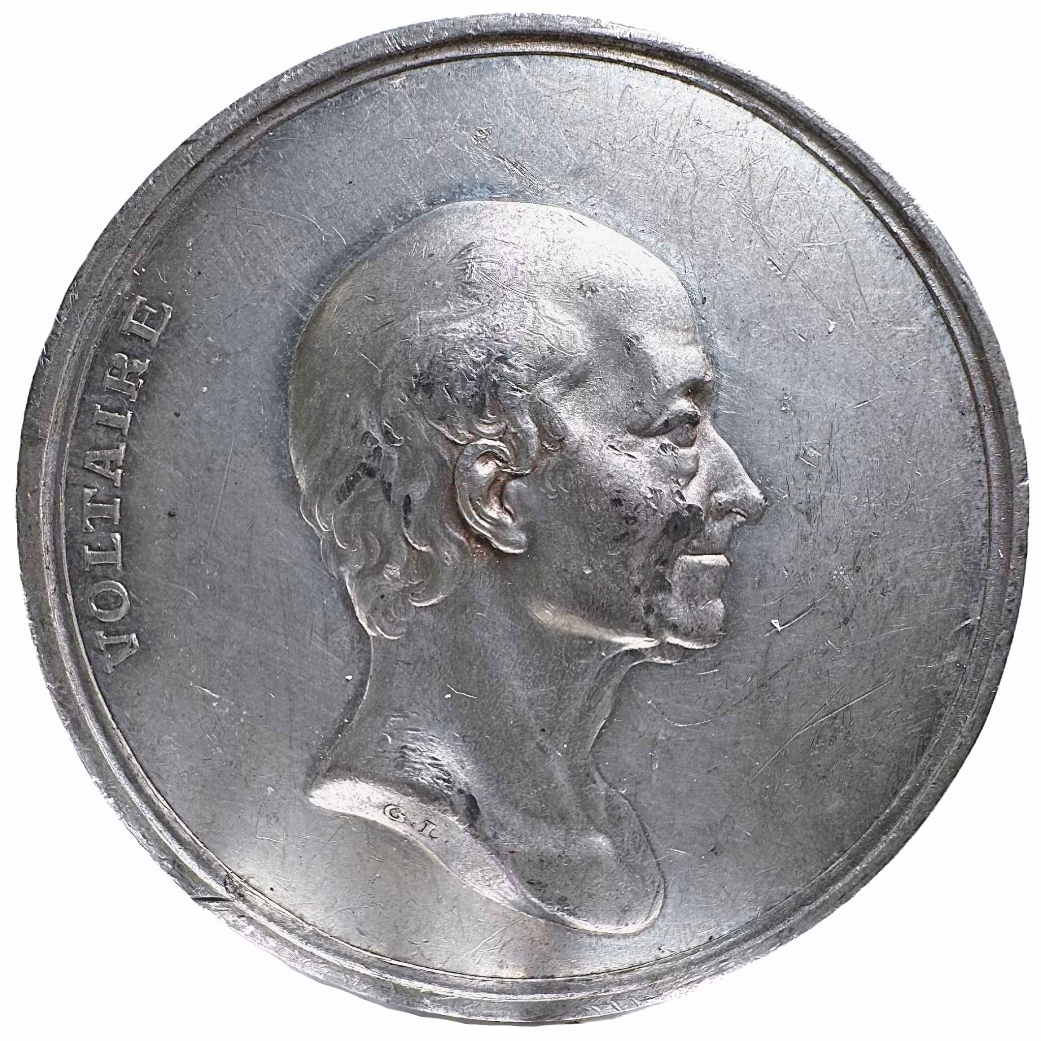 François-Marie Arouet Voltaire (1694-1778) - Upplysningens skarpaste penna av Gustaf Ljungberger 1786 - Sällsynt och historiskt betydelsefull