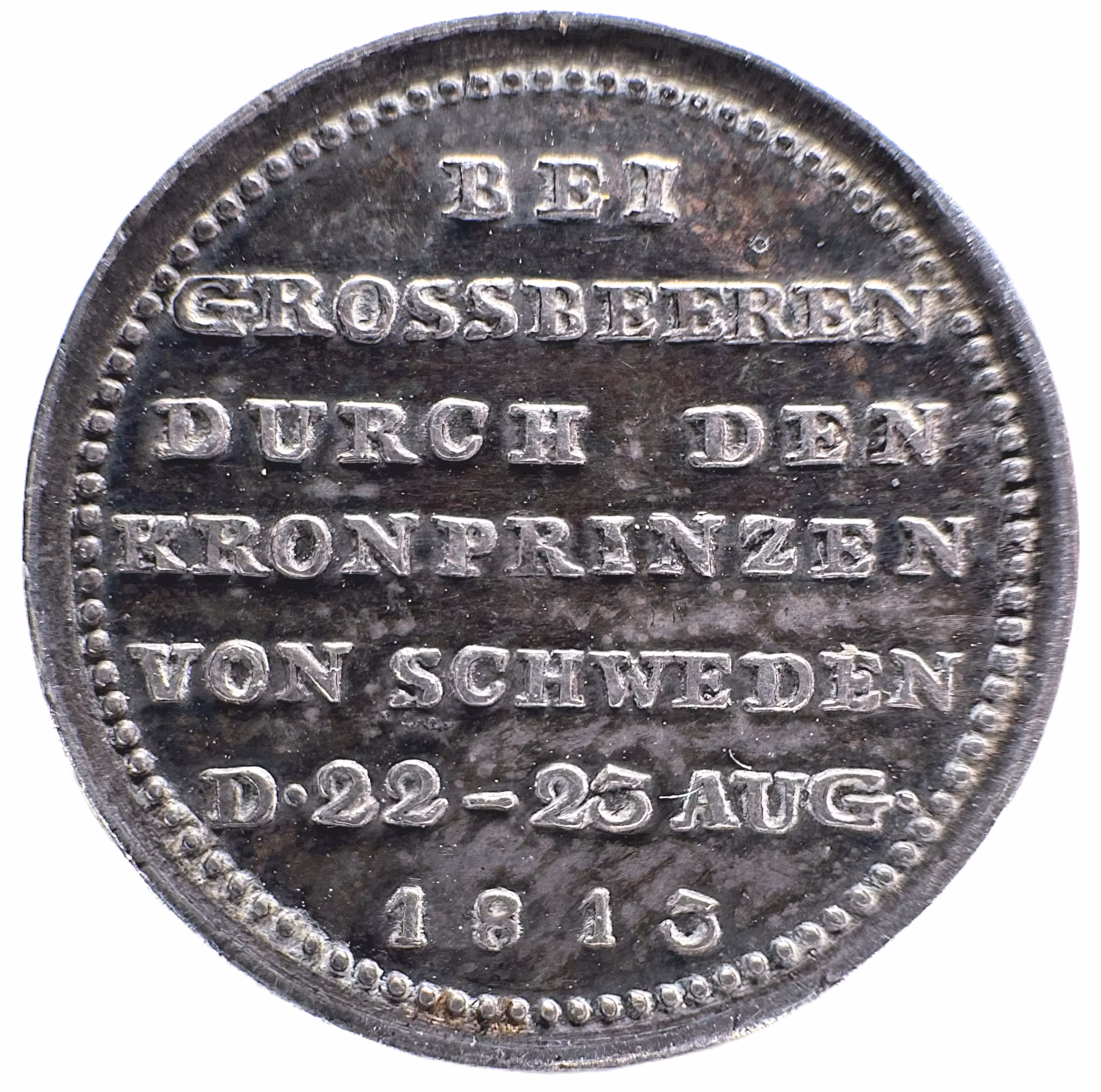 Kronprins Karl (XIV) Johan - Striden vid Grossbeeren den 23 augusti 1813 av Daniel Friedrich Loos - Mycket sällsynt