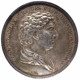 Karl XIV Johan - För befrämjad vaccination av Ludvig Persson Lundgren